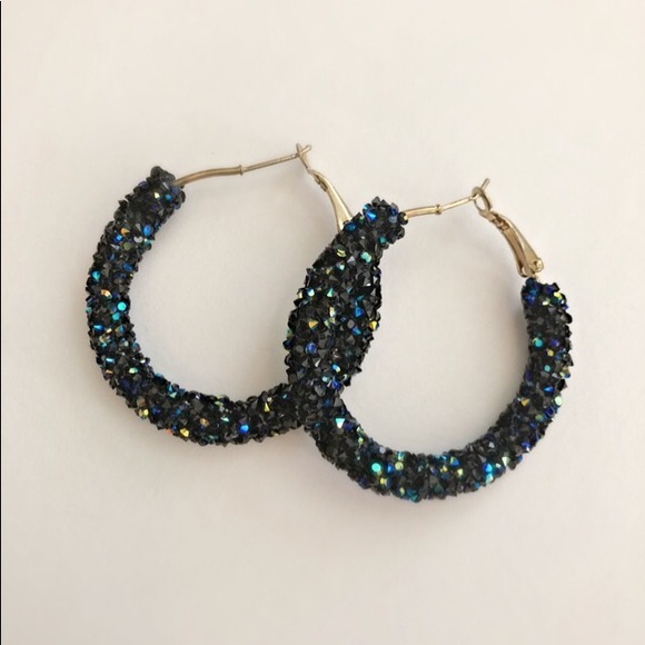 Crystal Hoops!!! - Picture 2 of 2